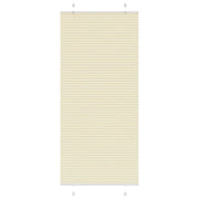 Tenda Plissettata Crema 100x200 cm Larghezza Tessuto 99,4 cm