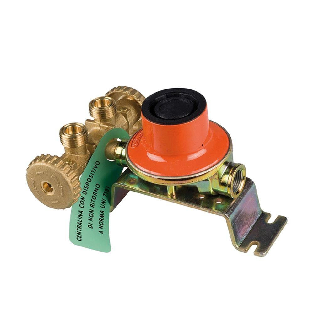 MINICENTRALINA DUE ATTACCHI CON REGOLATORE 10 kg/h con regolatore bp 2205 - NOVA COMET