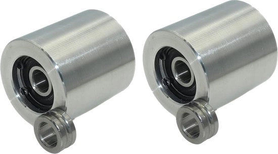 Set di Ruote di Scorrimento - Ruote per Affilatrici a Cinghia CNC Macchine - 50 mm di Diametro, 55 mm di Larghezza