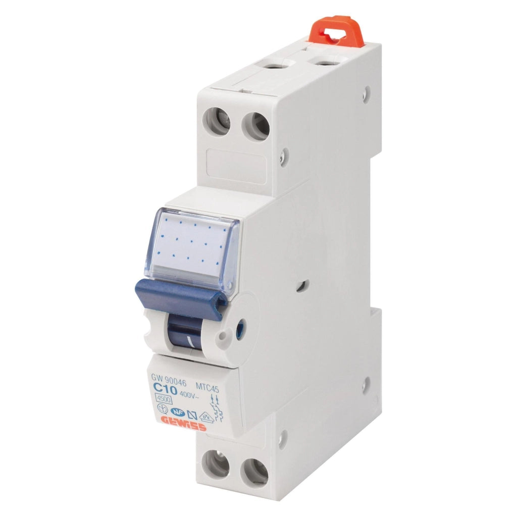Interruttore Magnetotermico Compatto 1P con N C. Nominale 25A Gewiss
