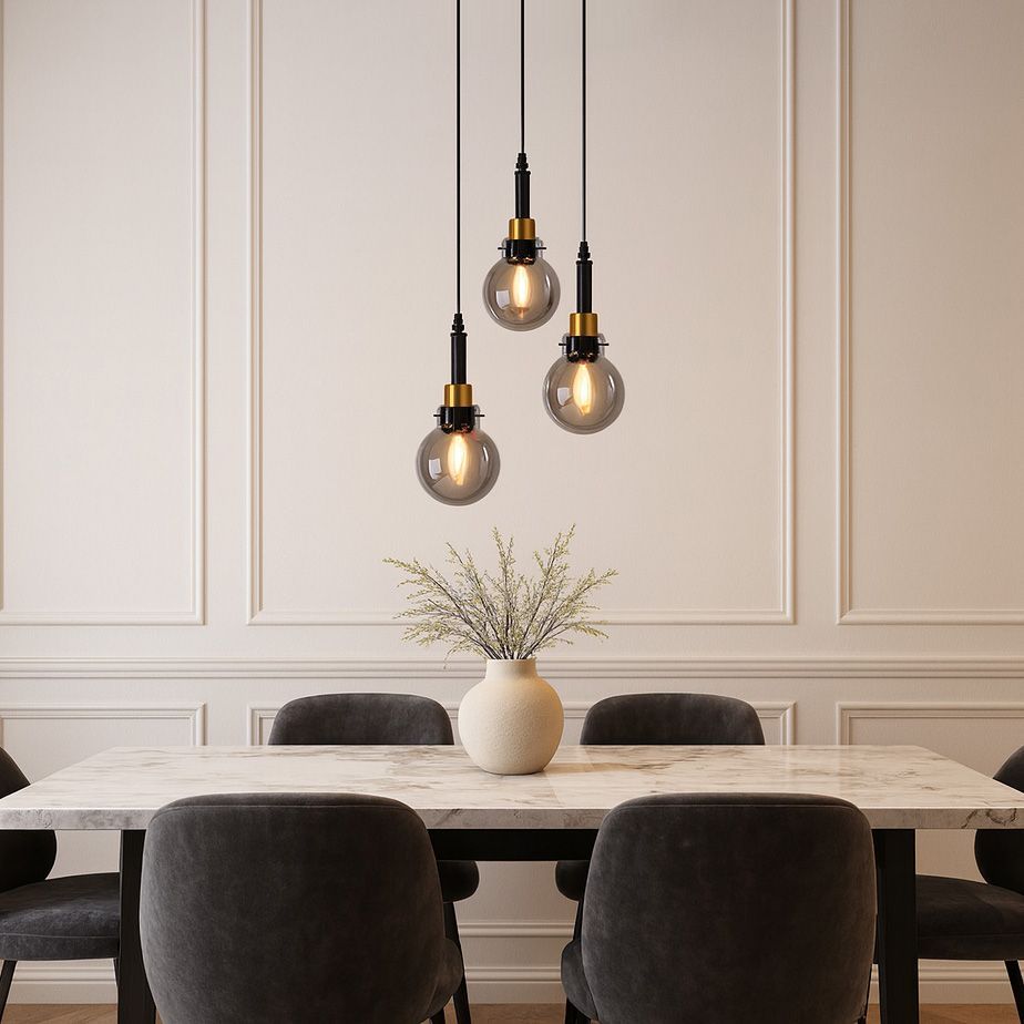 Lampada APP1125-3CP Black Gold