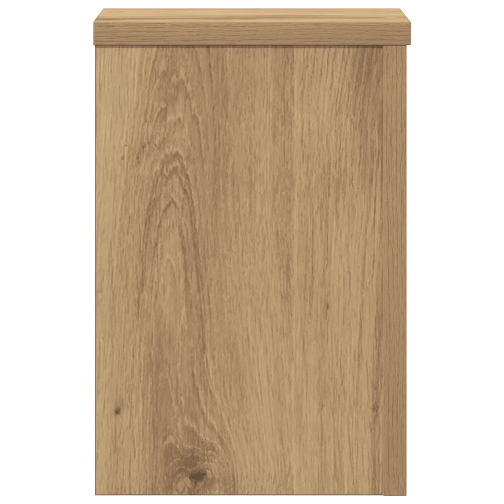 Supporti per Piante 2 pz Rovere 20x20x30 cm in Multistrato
