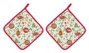 Set di 2 presine con decorazioni a palline