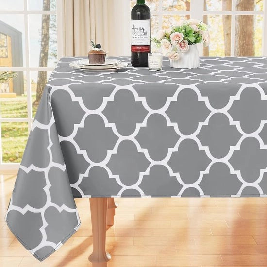 Tavolo in plastica lavabile 100 x 140 cm, impermeabile con disegno marocchino, ideale per interni ed esterni