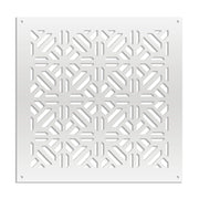 STOCCOLMA - Pannello in PVC traforato - Parasole Misura: 73x73 cm, Colore: bianco