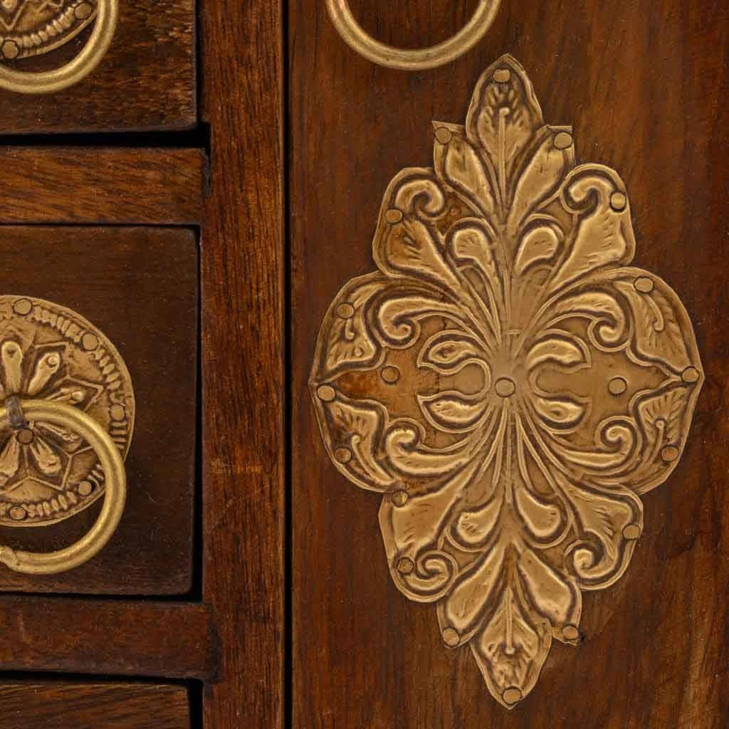 Portagioie in legno marrone 17x12,5x37h cm