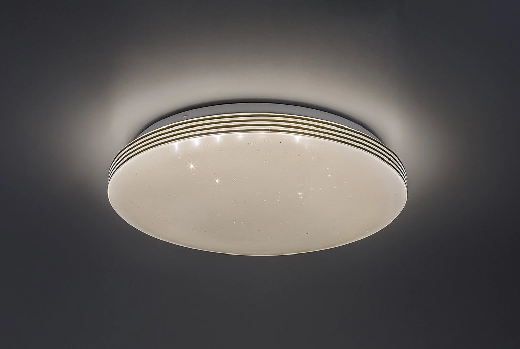 Plafoniera LED Toma 18W bianco oro rotonda Rabalux