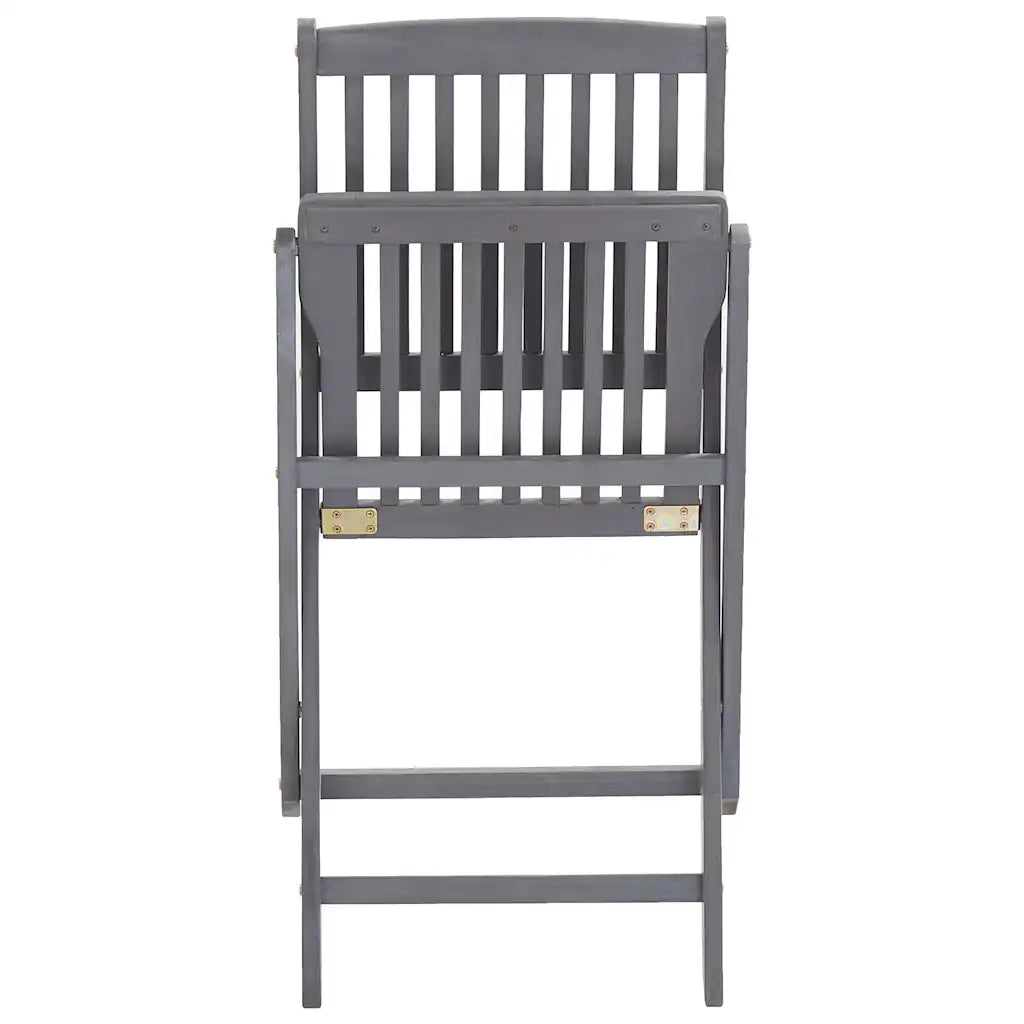 Sedie da Giardino Pieghevoli 6pz con Cuscini in Massello Acacia 3065441