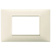 Vimar placca 3p tecnopolimero beige per supporto montaggio su cassetta 503