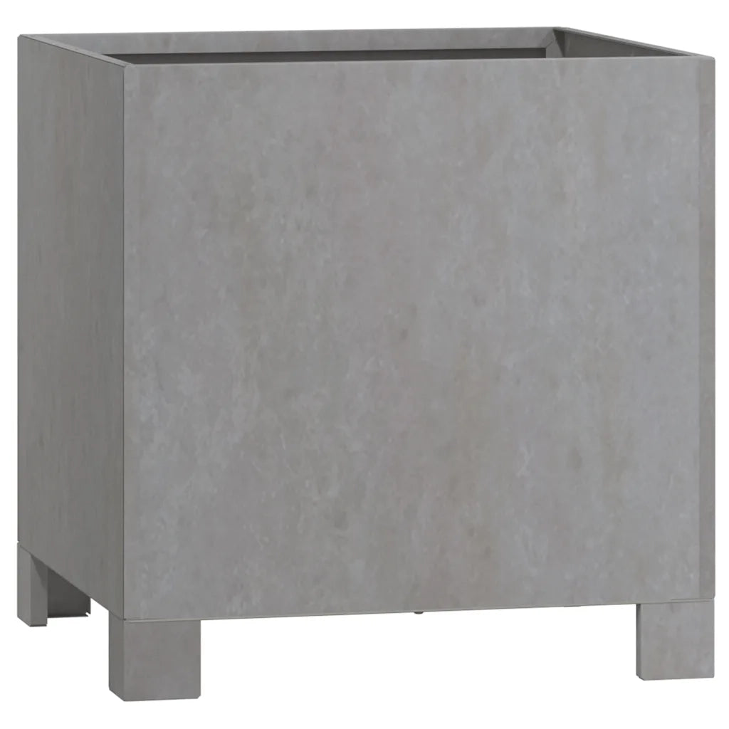 Fioriera con Gambe Ruggine 30x30x30 cm Acciaio Corten 823678