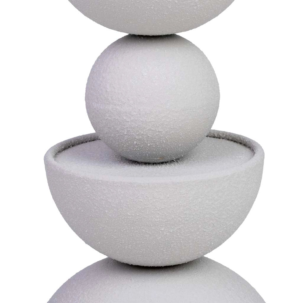Portacandele in metallo bianco 12,5x12,5x22h cm