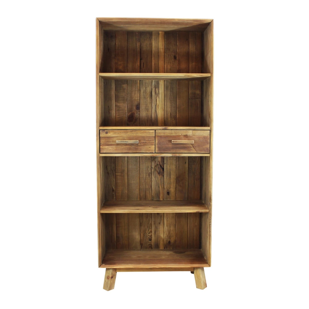 Libreria in Pino riciclato cm 80x40x190 - PINE