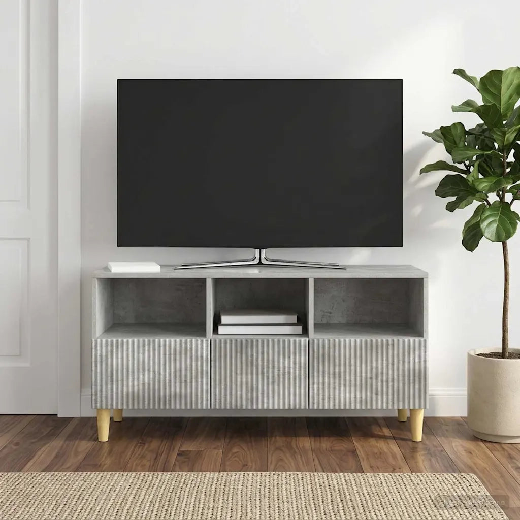 Mobile TV con cassetto Grigio Cemento 102 x 34,5 x 50 cm 894678