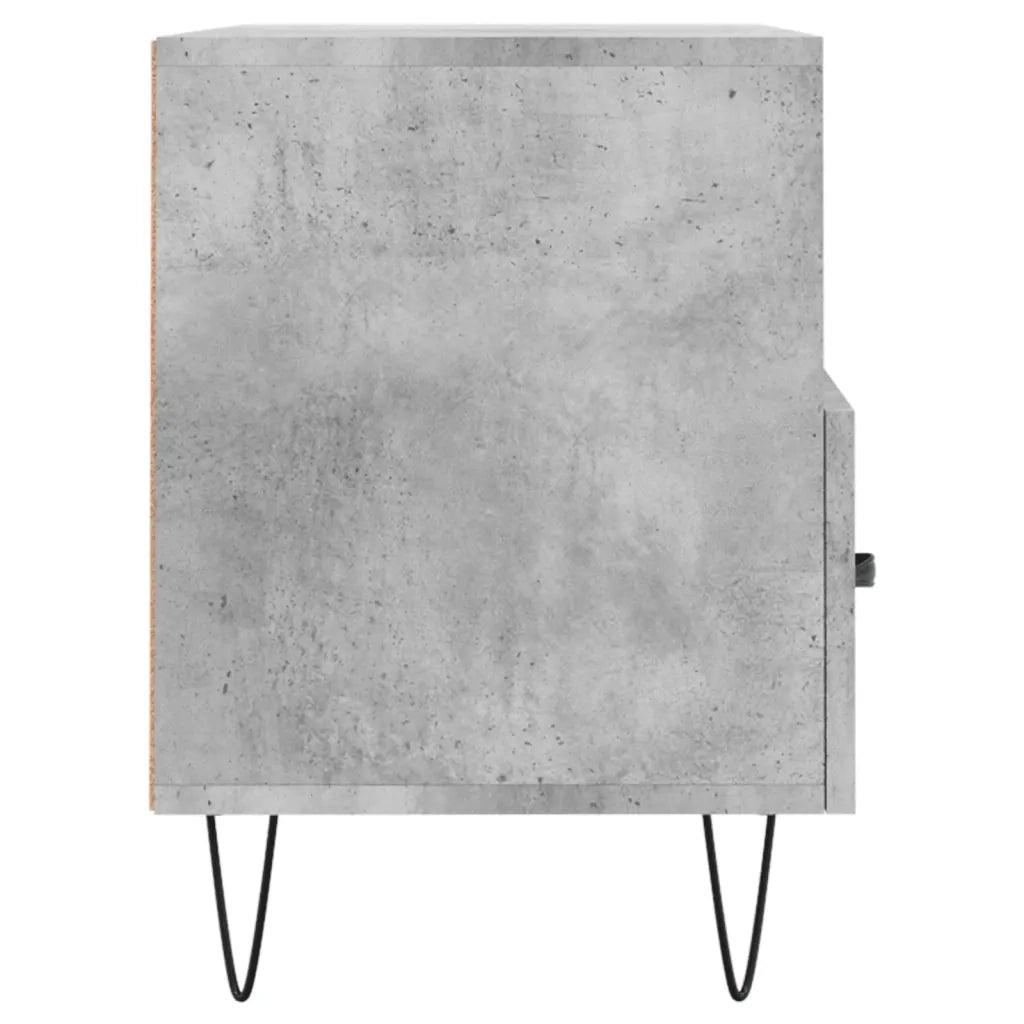 Mobile per TV Grigio Cemento 80x36x50 cm Legno Multistrato