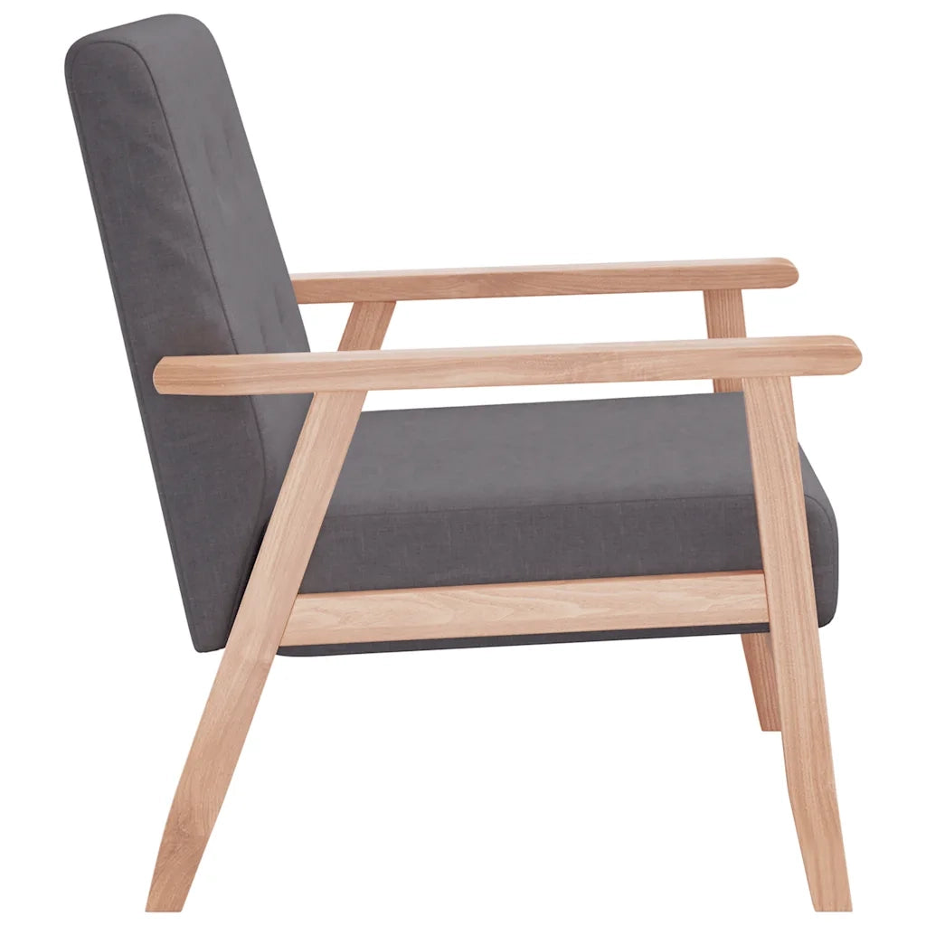 Poltrona Grigio Scuro in Tessuto cod mxl 12705