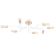 Lampadario TIMBO 8 bianco