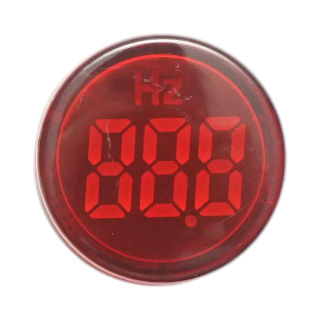Indicatore di frequenza digitale amperometro LED rosso 0-99Hz Ø 22mm Breckner Germany