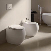 Sanitari filo muro CLOUD Rak Ceramics: WC, Bidet, Copriwater Bianco Opaco