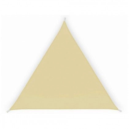 TENDA VELA TRIANGOLARE ESTERNO 5X5X5 BEIGE OMBREGGIANTE