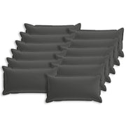 Federa 12 pcs HOUTEN Antracite 40 x 80 cm Poliestere 918273