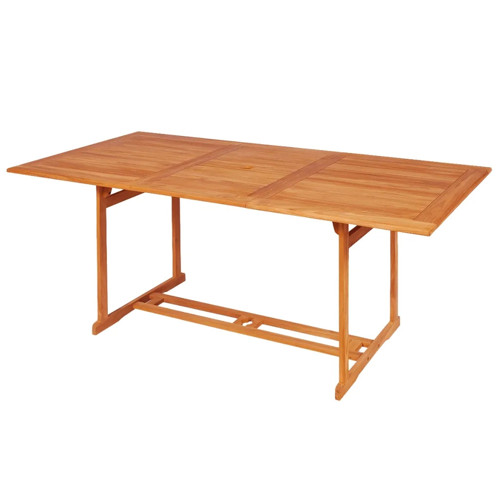 Set da Pranzo da Giardino 7 pz in Legno Massello di Teak 3059577