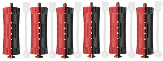 Golf per capelli 6 pezzi - permanente caldo/freddo - antiscivolo/rotolatore capelli - attrezzo per styling - cinta elastica - perfetto per lo styling - rotoli capelli