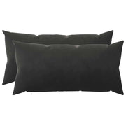 Federa 2 pcs HEERLEN Nero 40 x 70 cm Velluto 909481