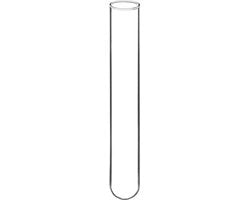 20 pezzi di vetro borosilicato con fondo rotondo, tubi di reazione, diametro esterno 20 mm x lunghezza 150 mm - confezione da 20 - attrezzature di laboratorio