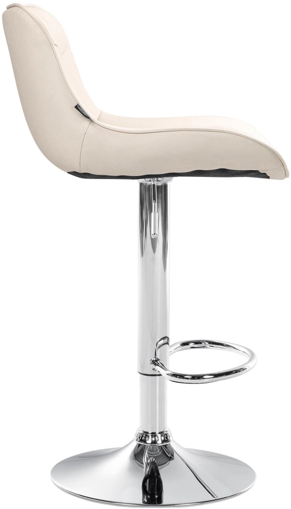 Barhocker Vonore Kunstleder chrom