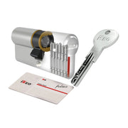 ISEO R6 PLUS CILINDRO SAGOMATO 40-60 NICHELATO C/5CH+1