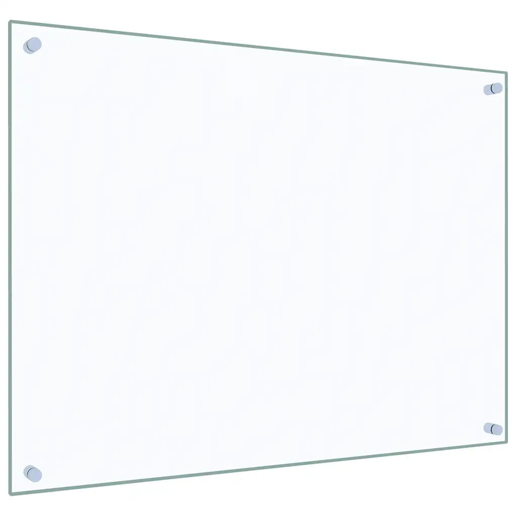 Paraschizzi per Cucina Trasparente 80x60 cm in Vetro Temperato CFW3076435