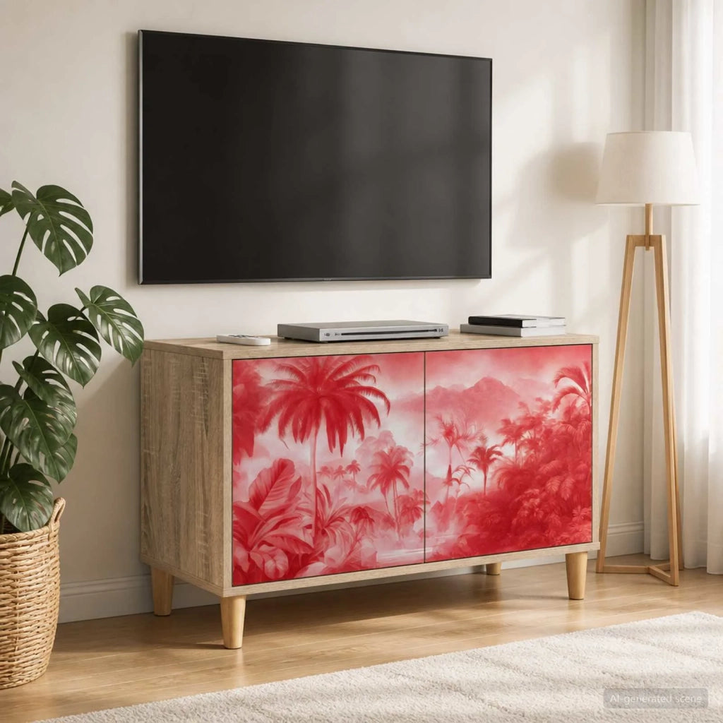 Mobile TV AACHEN 69 x 33 x 50 cm Sonoma Legno ingegnerizzato 8007006