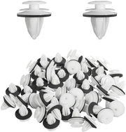 Clips di fissaggio universali per porte 100 pezzi - Clip di rinforzo - Clip di protezione contro lo slittamento - Dimensioni 1,3 cm x 2 cm