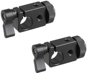 Adattatore di clip per supporto singolo - 15mm - 2 pezzi - Nero - Materiale di fissaggio - Per fotocamere - Adatto per videografia - Clip