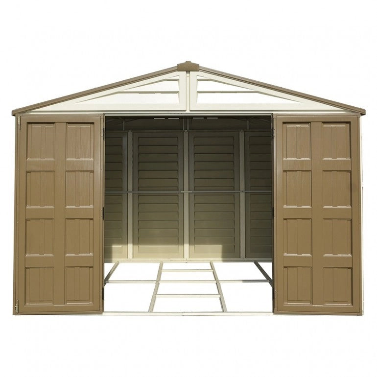 Casetta in PVC WoodBridge  10,5'x13' Ezooza, 325 x 405 x 233 cm