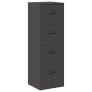 Armadio per File con cassetto Nero 45,5 x 42 x 139 cm CFW3532529