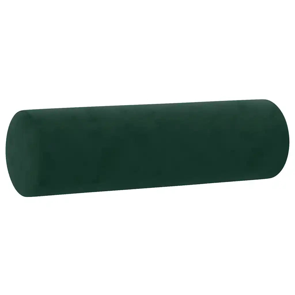 Divano a 3 Posti con Cuscini-Sofa 3 Posti con Cuscini Verde Scuro 180 cm in Velluto 167848