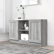 Credenza-Buffet-Armadio da cucina Grigio Sonoma 120x30,5x70 cm in Legno Multistrato