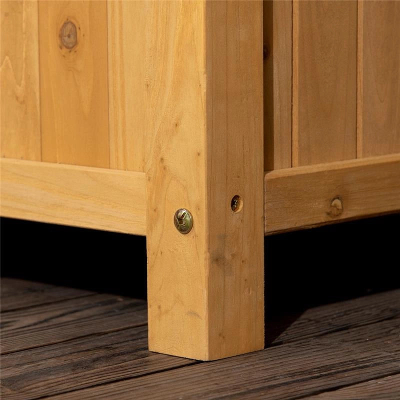 FIORIERA DA ESTERNO IN LEGNO D'ABETE CON DESIGN VERTICALE RIALZATO, 90X45X180 CM