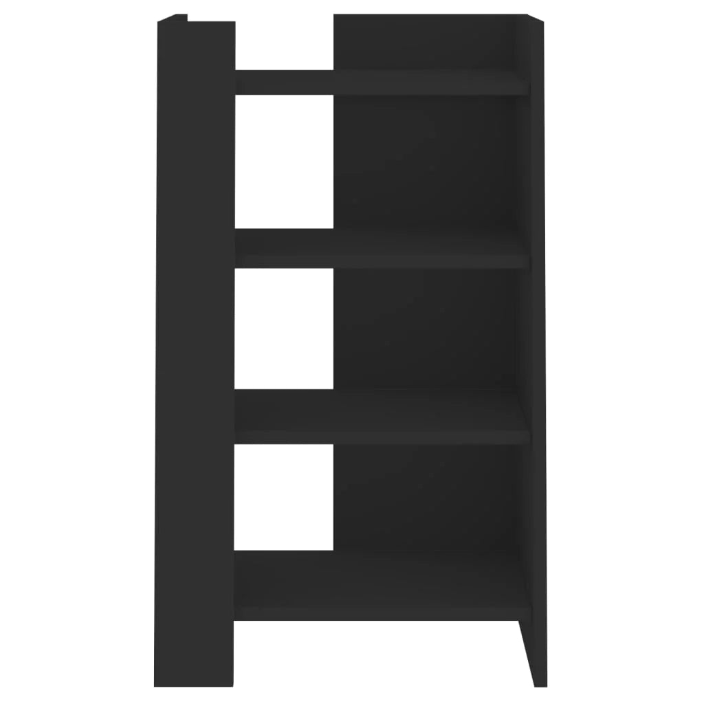 Buffet credenza cassettiera mobiletto mobile contenitore organizer per cucina soggiorno salotto 45 x 35 x 75 cm legno ingegnerizzato nero 02_0035944