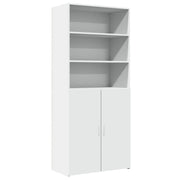 Buffet credenza cassettiera mobiletto mobile contenitore organizer cucina soggiorno salotto alto 80 x 42,5 x 185 cm legno ingegnerizzato bianco 02_0032775