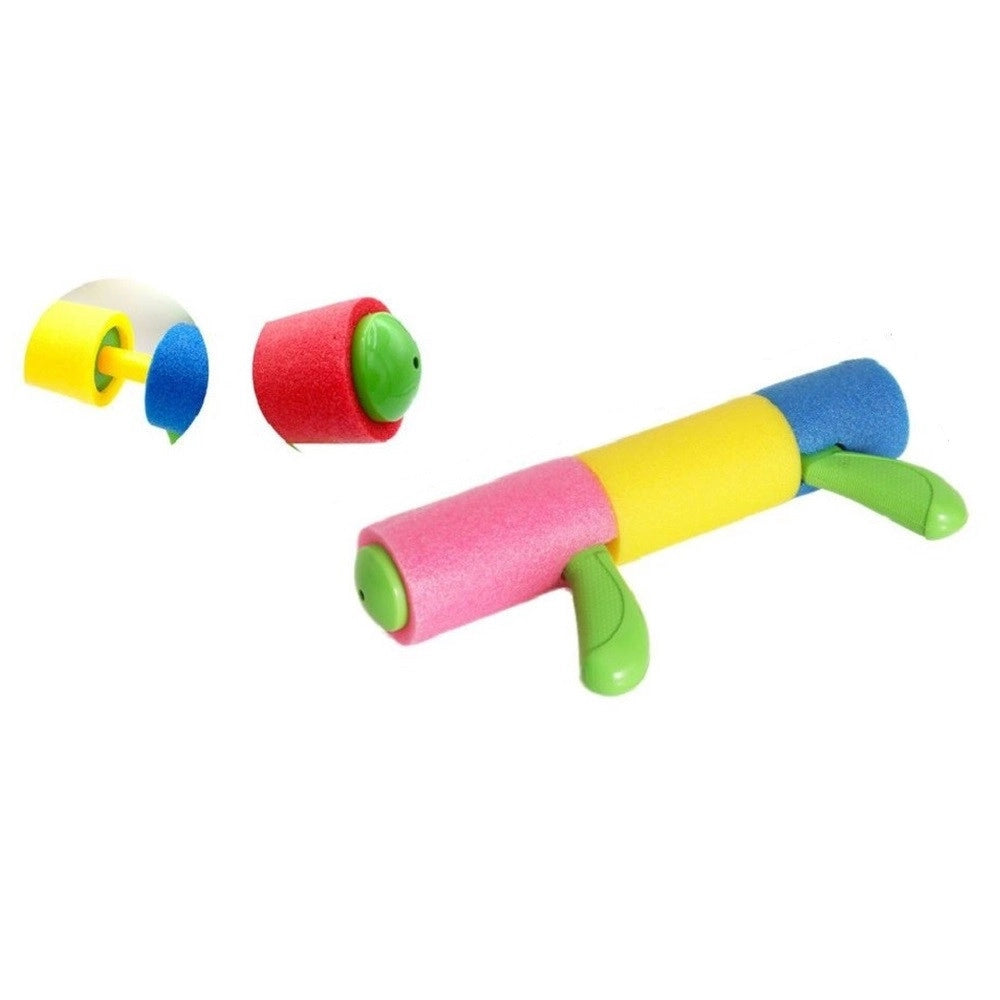 Trade Shop - Pistola Ad Acqua Tubo In Gommapiuma Colorata Manico 25x5cm Giochi Bambini 605473 -