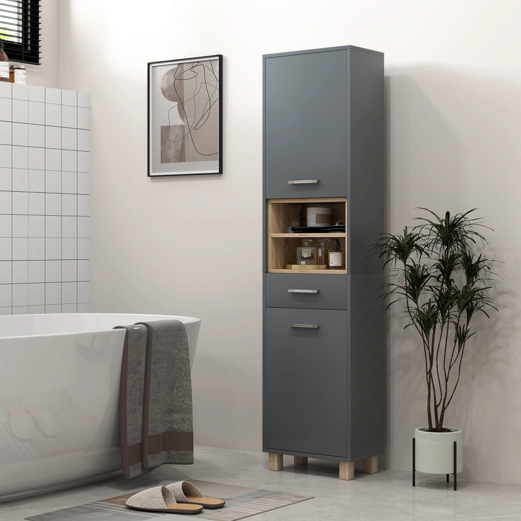 Mobile bagno colonna ¨C zephmum ¨C grigio 60x30x