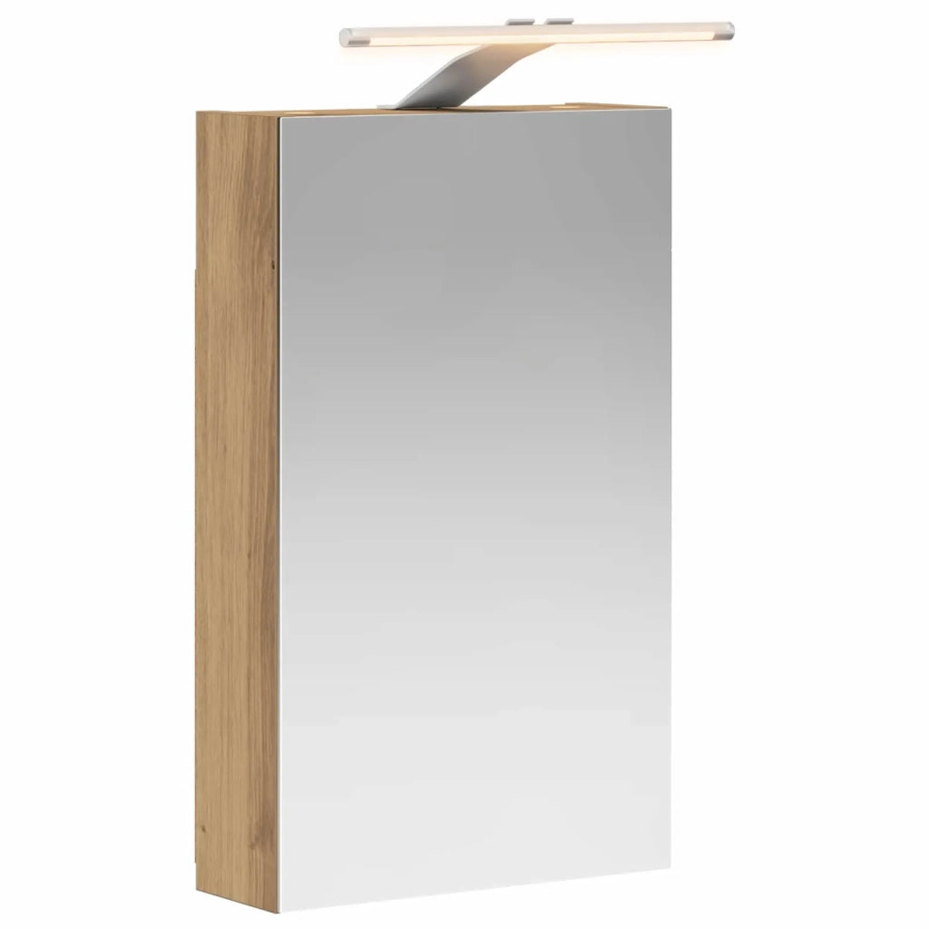 Mobiletto per specchio da bagno con porta Rovere Artigianale 889022
