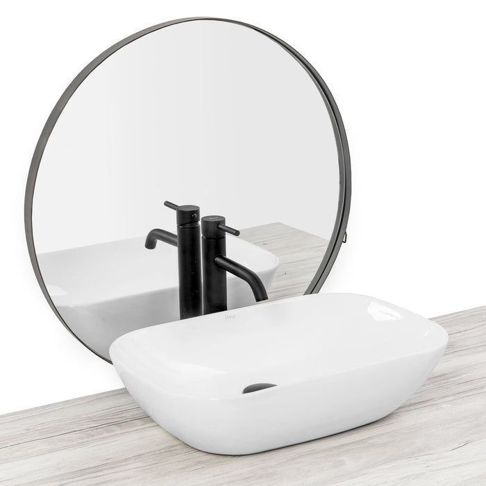 Lavabo Da Appoggio Rea Claudia 9447 White