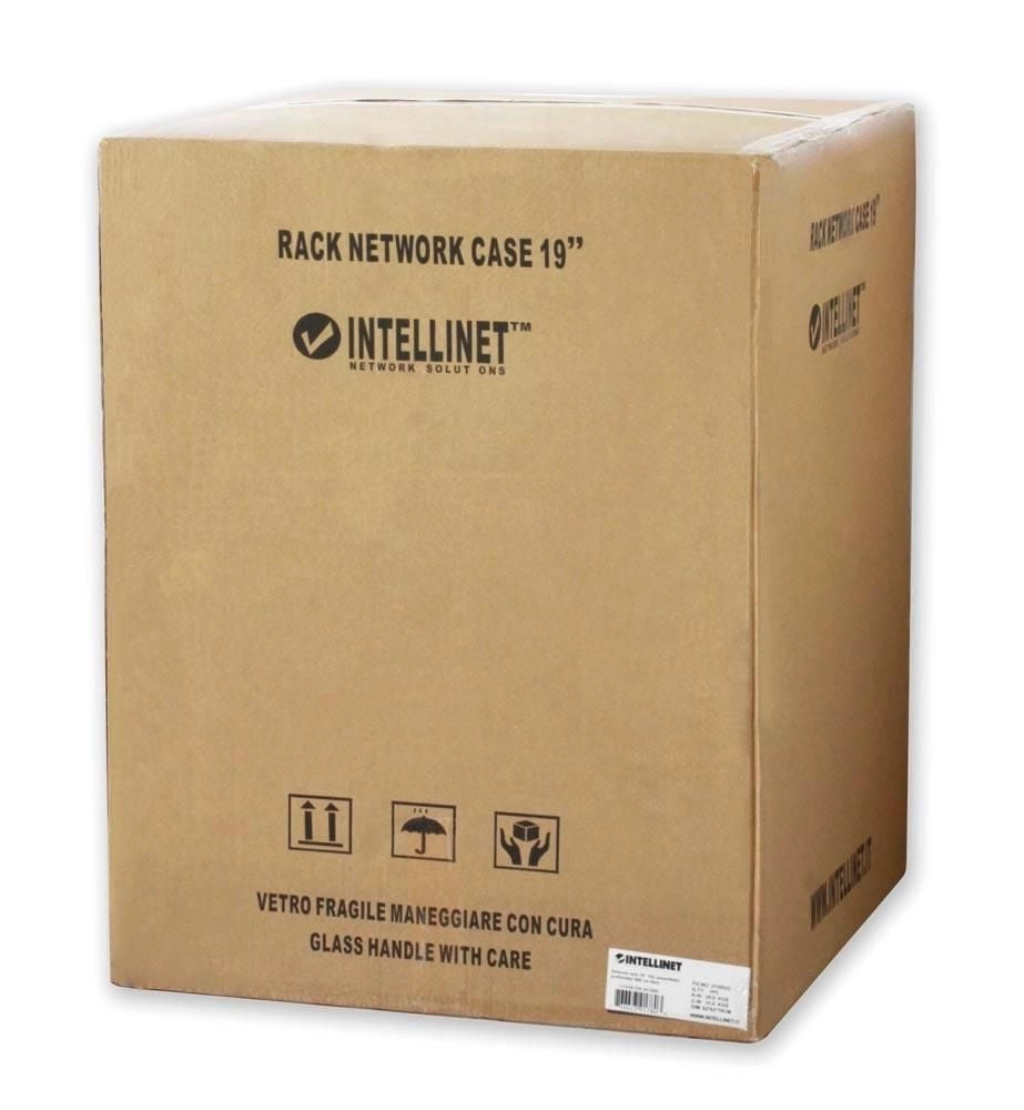 Armadio Rack 19'' a muro 9 unità sezione unica prof. 450 Nero