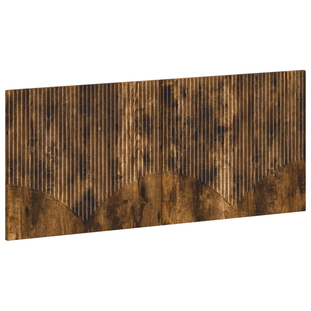Testiera da Muro HOORN Rovere Fumo Legno ingegnerizzato 897410