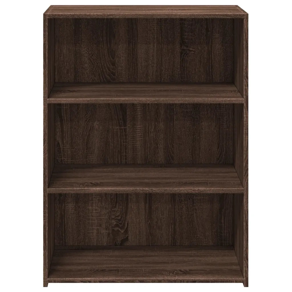 Credenza Rovere Marrone 70x41x93 cm in Legno Multistrato