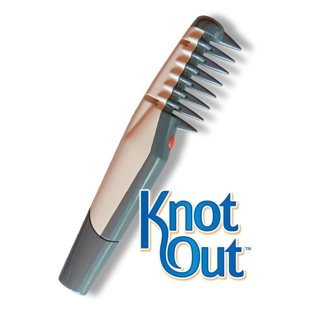 Trade Shop - Spazzola Sciogli Taglia Nodi Peli Per Cani E Gatti Toelettatura Knot Out Away -
