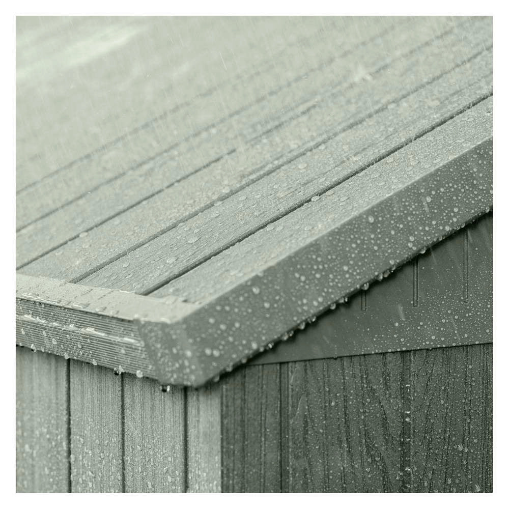 Casetta da Giardino in Resina Keter Darwin 6x4 con Finestre Colore: Verde